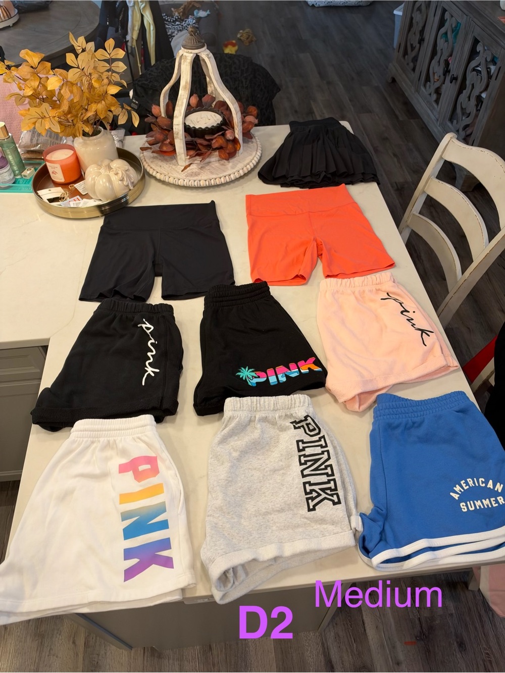 Pink & All in motion shorts, gently used, smoke free home (9) items